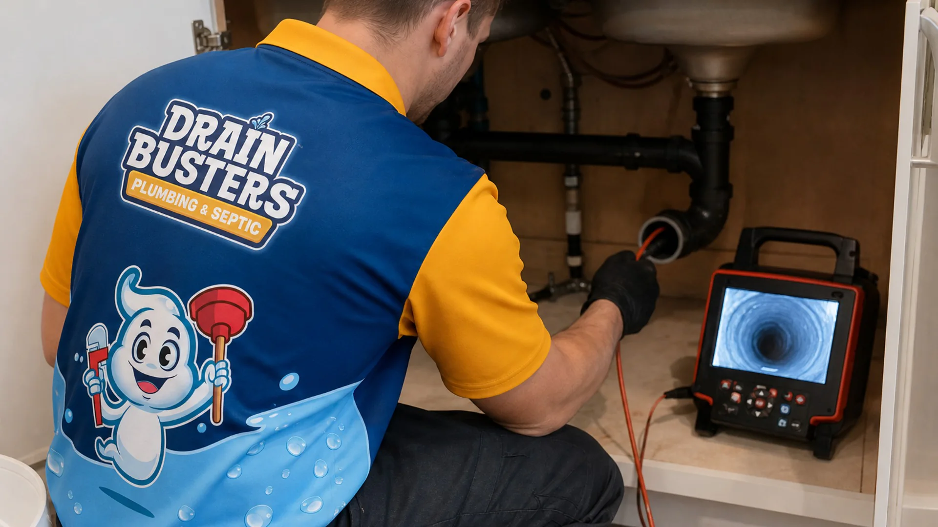 DrainBusters sewer camera drain inspection for hidden pipe problems.